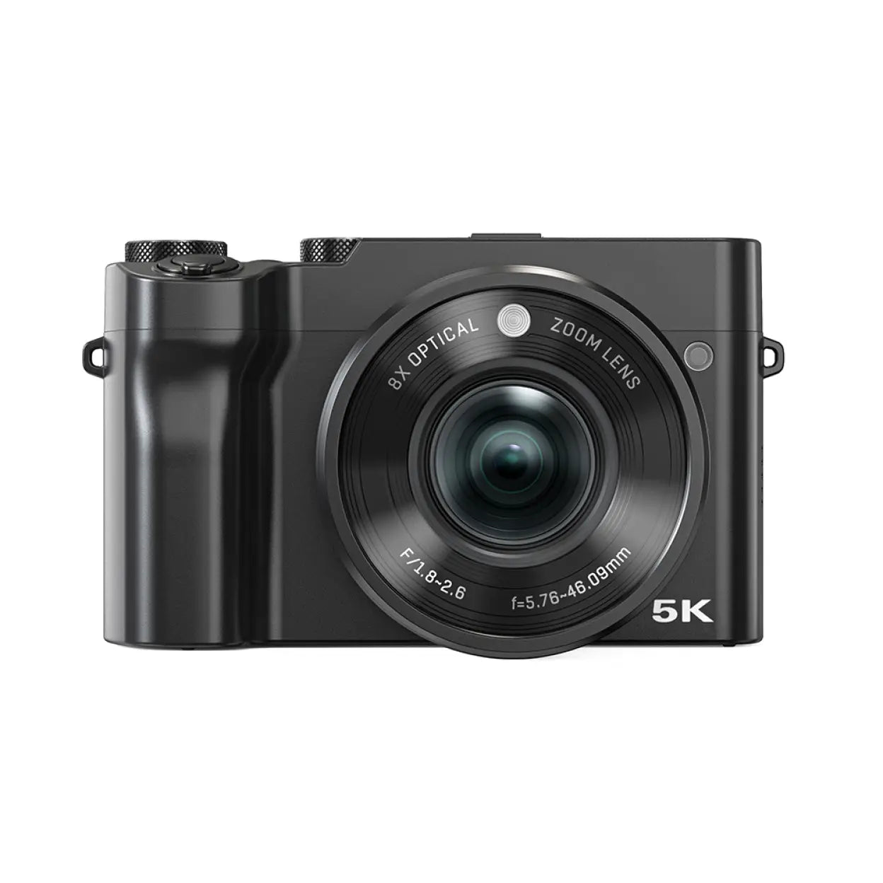8X Optical Zoom Lens 5K 64MP Dual Lens Camera Full Color Night Vision-black